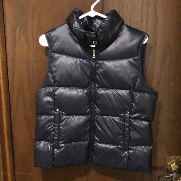 Chaps Jackets & Blazers - Chaps Puffer Vest - Navy